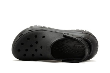 Klapki damskie chodaki sandały czarne Crocs Classic Mega Crush Clog 37-38