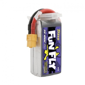 TATTU FUNFLY MOCNY AKUMULATOR BATERIA LIPO 1550 MAH NAPIĘCIE 11.1V 100C