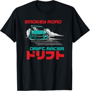 Koszulka z grafiką JDM Tokyo Japan Drift Race Car Tuning Retro Vintage, 5XL