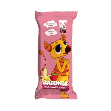 Baton bez dodatku cukru Truskawka Banan 25g
