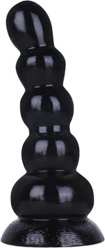 Duże dildo korek analny rozszerzający SUILEE 17cm czarny z PVC