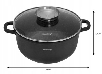 Набор гранитных горшков, набор мраморных горшков, мраморные горшки, индукционные.