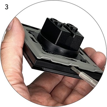 Электрический стеклянный выключатель света с одинарным стеклом MIUUN