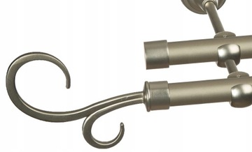 KARNISZ METALOWY Z1903 PODWÓJNY 19+19 mm / 280 cm
