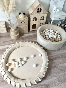 Детский коврик NEST VELVET, кремовый