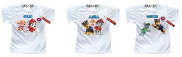 Футболка Paw Patrol с именем ребенка, 104 см