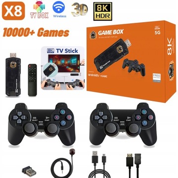 X8 Game Stick 8K 10000 Аркадные ретро-видеоигры