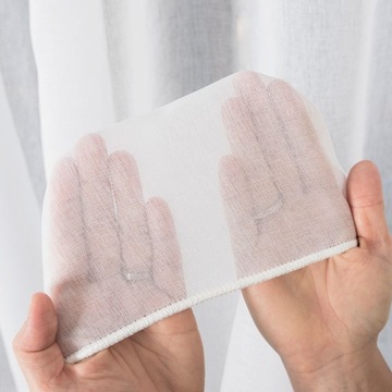 Готовая, гладкая штора из этамина, 260х200.