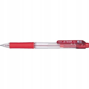 Dług.EBALL BK127B czer.pstr PENTEL