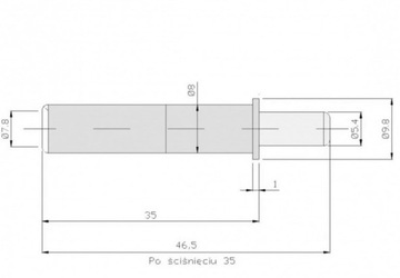 Амортизатор дверного тормоза AIRTIC Серый + адаптер