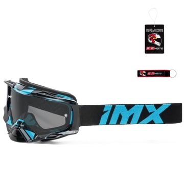 Gogle IMX DUST GRAPHIC BLUE GLOSS/BLACK GRATISY