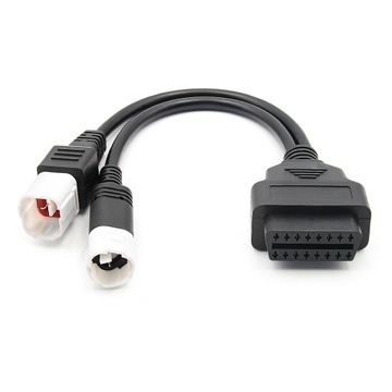Podwójny adapter OBD2 YAMAHA 3-PIN + 4-PIN