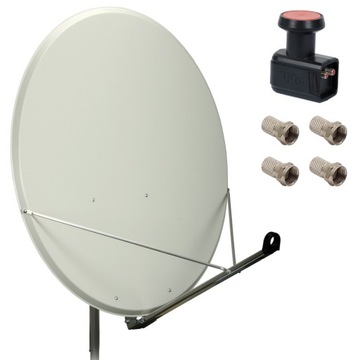 Antena satelitarna 100cm FAMAVAL Konwerter TWIN ZŁ