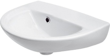 Umywalka ceramiczna wisząca President 55 cm b/o