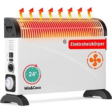MIA&COCO GRZEJNIK ELEKTRYCZNY 2000W CH-2000BA