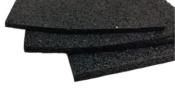 Коврик резиновый изоляционный, антивибрационная резина, 5 мм, пол для панелей