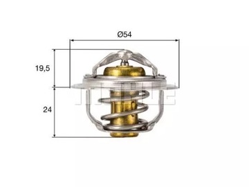 MAHLE TERMOSTAT TX 212 82D