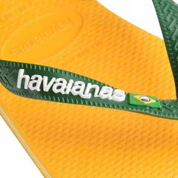 HAVAIANAS MĘSKIE KLAPKI JAPONKI Z LOGO 43/44 ŻPA