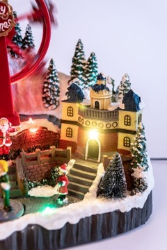 Светодиодная рождественская деревня