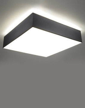 LAMPA SUFITOWA LED PLAFON NATYNKOWY HORUS 55 szary