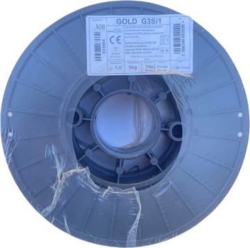 ПРОВОЛОКА СВАРОЧНАЯ SG2 1,0мм 5кг GOLD MIGOMAT G3Si1
