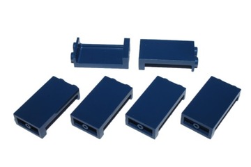 282*LEGO 87544 PANEL ŚCIANA 1x2x3 GRANATOWE Dark Blue, 6szt