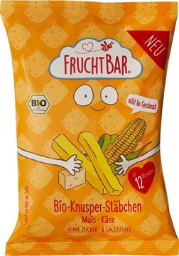 FRUCHTBAR EKO CHRUPKI KUKURYDZIANE SEROWE 12M+ 30g