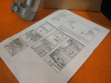 Audi Q7 4M Końcówki Wydechu Czarny Chrom NOWE ORI