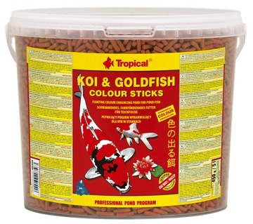 Tropical Koi & Goldfish Colour Sticks 5l/430g