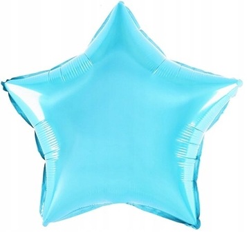 Balon Foliowy Gwiazda Gwiazdka Niebieska 45 cm