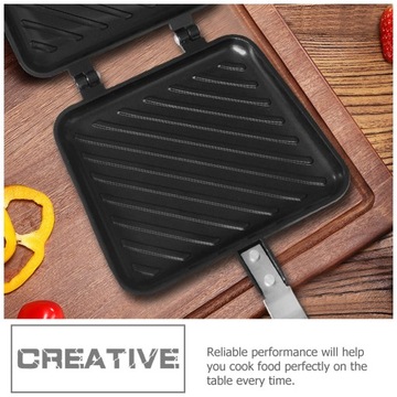 Сковорода для сэндвичей-гриль Противни для ручной выпечки сэндвичей