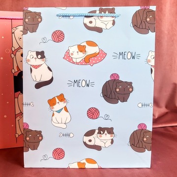 ПОДАРОЧНАЯ СУМКА ДЛЯ КОШЕК, 4 ДИЗАЙНА