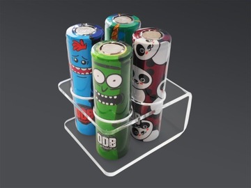 STOJAK PLEXI LIQUIDY AKUMULATORY ePAPIEROS VAPE 4