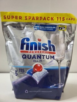Kapsułki do zmywarki Finish powerball Quantum all in 1 115 sztuk