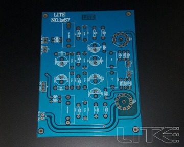 LITE LS67 PCB przedwzmacniacz lampowy pusty PCB po
