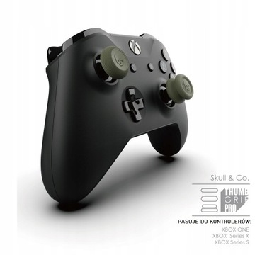 НАБОР 6 ЛАСТИКОВ SKULL&CO ДЛЯ XBOX ONE SERIES S X PAD, ЧЕРНЫЙ