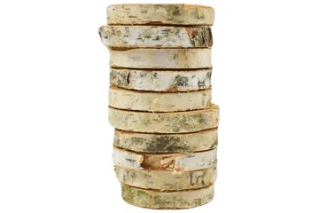 Plastry drewna, krążki drewniane 6-7 cm, 2 szt.