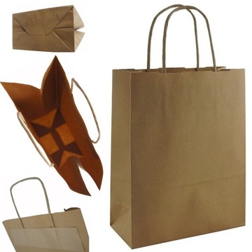 Torba papierowa TORBY EKO a5 mała 18x8x22cm 250szt