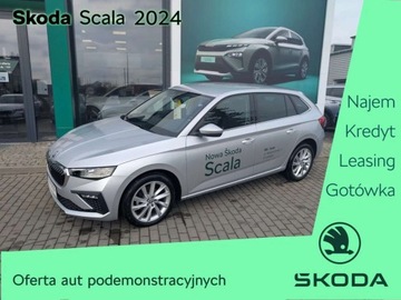 Skoda Scala Hatchback 1.5 TSI 150KM 2024 Skoda Scala Selection 1,5 TSI 150KM, auto podemonstracyjne 1.5 Benzyna