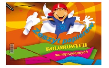 PAPIERY KOLOROWE SAMOPRZYLEPNE ZESZYT - A4