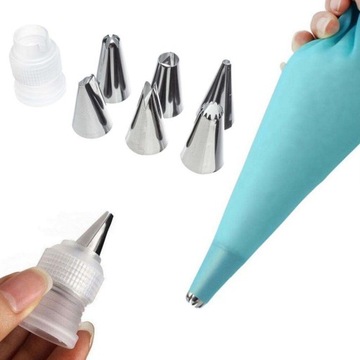 Рукав Декоратор ТОЛЬКО ДЛЯ УКРАШЕНИЯ ТОРТА 8 ЭЛЕМЕНТОВ