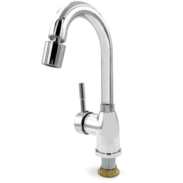 КУХОННЫЙ Смеситель для мойки, ВЫСОКОВРАЩАЮЩИЙСЯ, ДВИЖУЩАЯСЯ ЛЕНТА, АЭРАЦИЯ