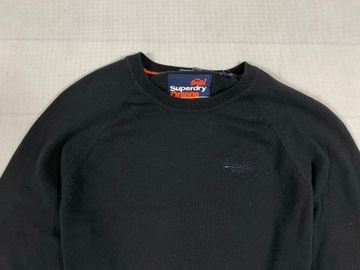 SuperDry sweterek orange label unikat logo ideał L