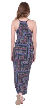 Kolorowa, wzorzysta sukienka maxi PRIMARK M