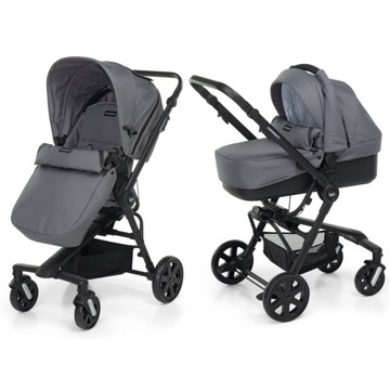 Wózek wielofunkcyjny Foppapedretti UP3 I-size Travel system Titanio