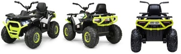 АККУМУЛЯТОР QUAD ATV 4X4 КОЖА МЯГКИЕ КОЛЕСА EVA ПОДСВЕТКИ ЗВУК ДИСТАНЦИОННЫЙ 2.4G