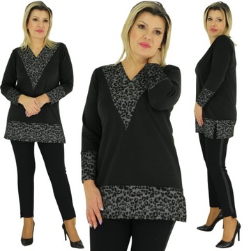 Kobieca BLUZKA DAMSKA Tunika PLUS SIZE