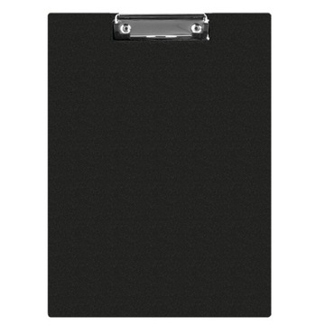 CLIPBOARD Q-CONNECT TECZKA, PVC, A4 CZARNY