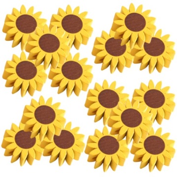 SUNFLOWER дерев'яні гладкі 50 шт. для створення прикрас торгової