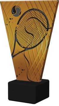 STATUETKA SZKLANA TENIS ZIEMNY 17,5cm GRAWER